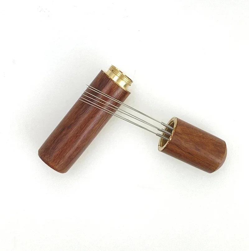Coffee Cloth Powder Needle Mouth Red Pine Powder Needle Stainless Steel Clumping Dispersing Needle Type Powder Dispenser Coffee