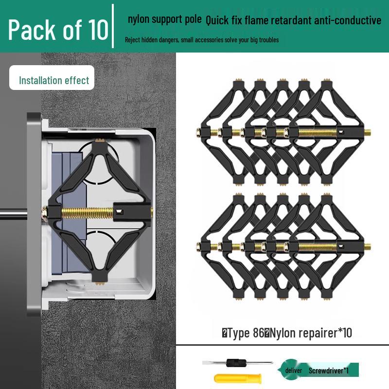 Universal Type 86 Concealed Wiring Box with Diamond Base