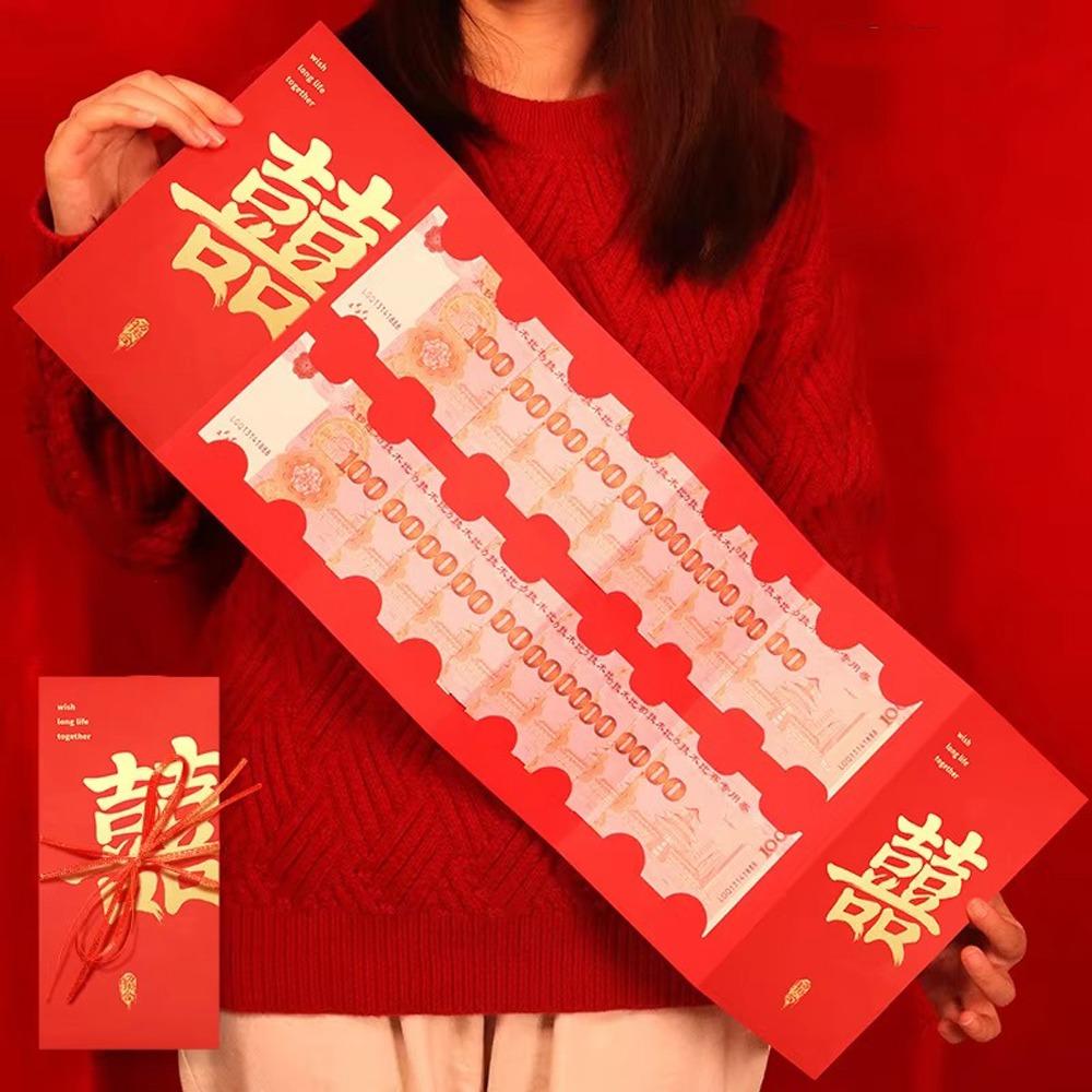 Chinese Style Lucky Money Envelopes Paper Money Pouch Lucky Supplies Red Envelopes Lunar New Year