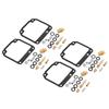 60pcs Motorcycle Carburetor Repair Kit Rubber Metal Replacement for Yamaha FZ600 1986?1988