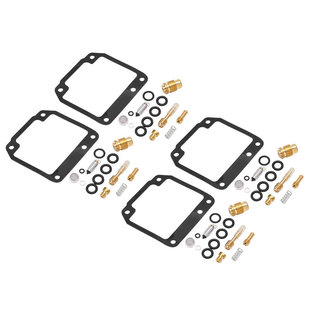 60pcs Motorcycle Carburetor Repair Kit Rubber Metal Replacement for Yamaha FZ600 1986?1988