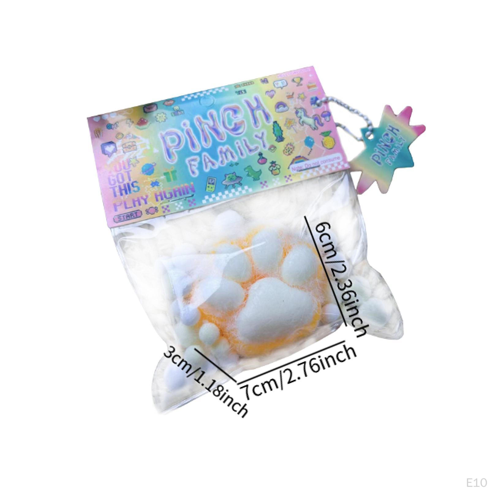 Мягкая игрушка «Кошачья лапка» Новинка для вечеринок Небьющаяся Милая Форма Фиджет синий — фото 11