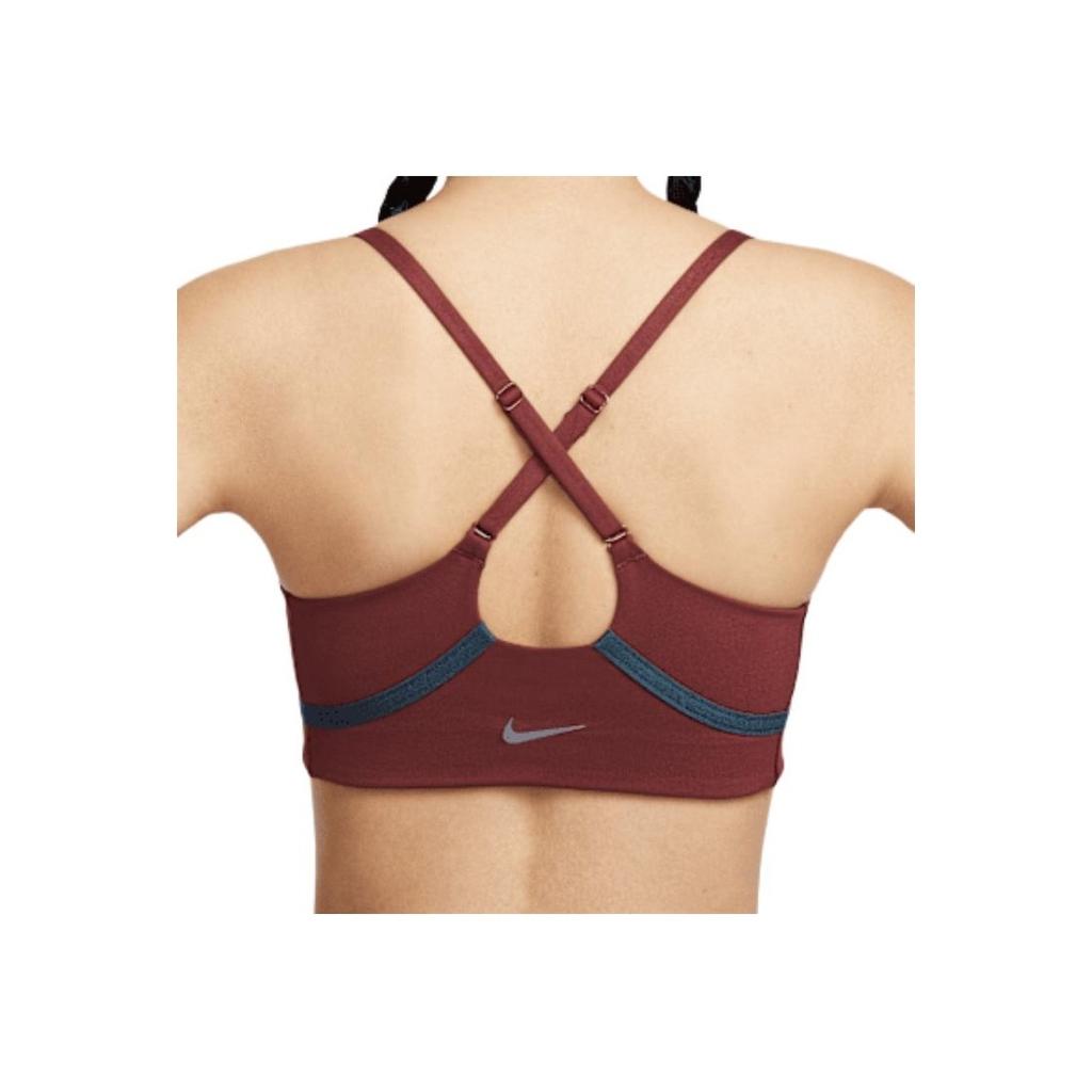 Nike Dri-Fit Convertible One Series Quick-Dry Soft Low-Intensity Support Sports Bra Women Underwear Dark-Team-Red HF5367-619