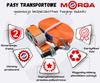 5T transport belt 2m wide 50mm complete with buckle with rubber lining 230mm with certificate, MORGA standard