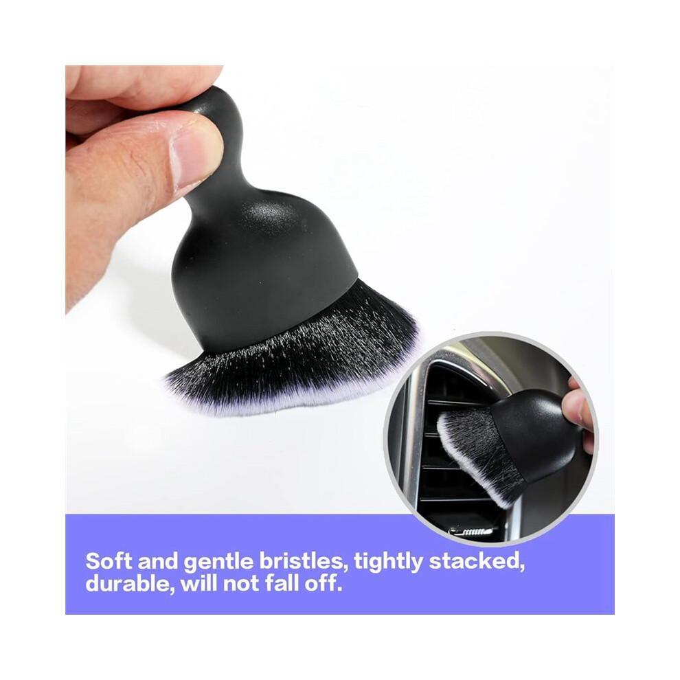 Car Interior Detailing Brush,Soft Bristle,Car Detailing Brush Dusting Brush,Auto Detail Brush Car Dash Duster Brush