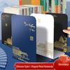 Suporte de Livro de Metal Ajustável com Clipes Grandes: Suporte Antiviro & Armazenamento de Mesa para Estudantes