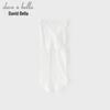 DAVE & BELLA Girls' White Summer Thin Knit Tights