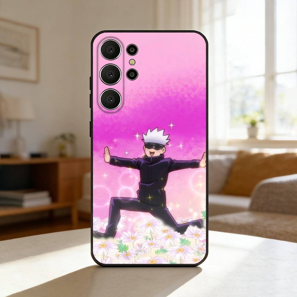 J-Jujutsu K-Kaisen S-Satoru Gojo Phone Case For Samsung S26,S25,S24,S21,S22,S23,S30,Ultra,S20,FE,Lite,10,9,Black Cover