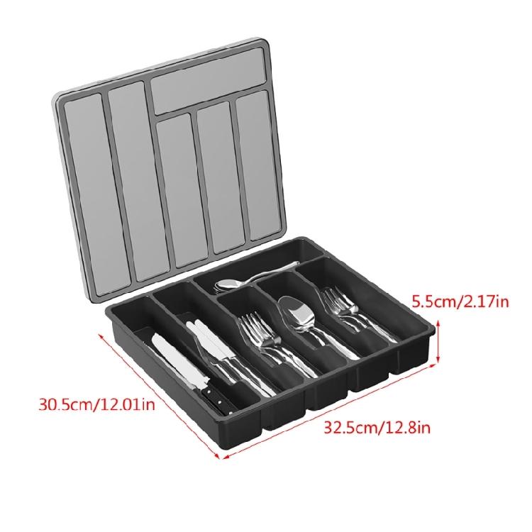 Convenient Drawer Divider Kitchen Drawer Organizer for Spoons and Forks