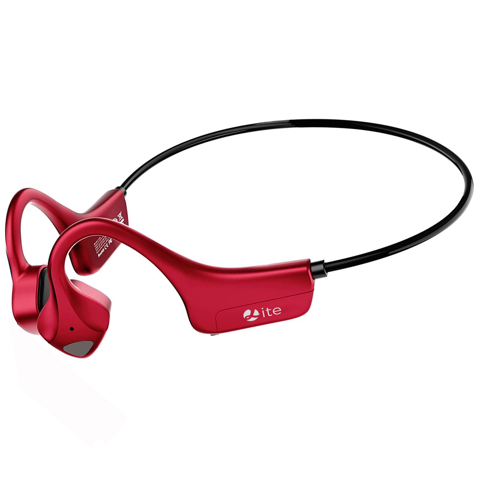 

Беспроводные Bluetooth-наушники с костной проводимостью и микрофоном с шумоподавлением, конструкция с креплением на ухо, наушники Bluetooth, не забивающие уши, быстрая зарядка Type-C