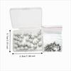 Metal Pin Shaft Pearl Head Pins Pearlized Ball Head Quilting Pins  For Purse Frame DIY