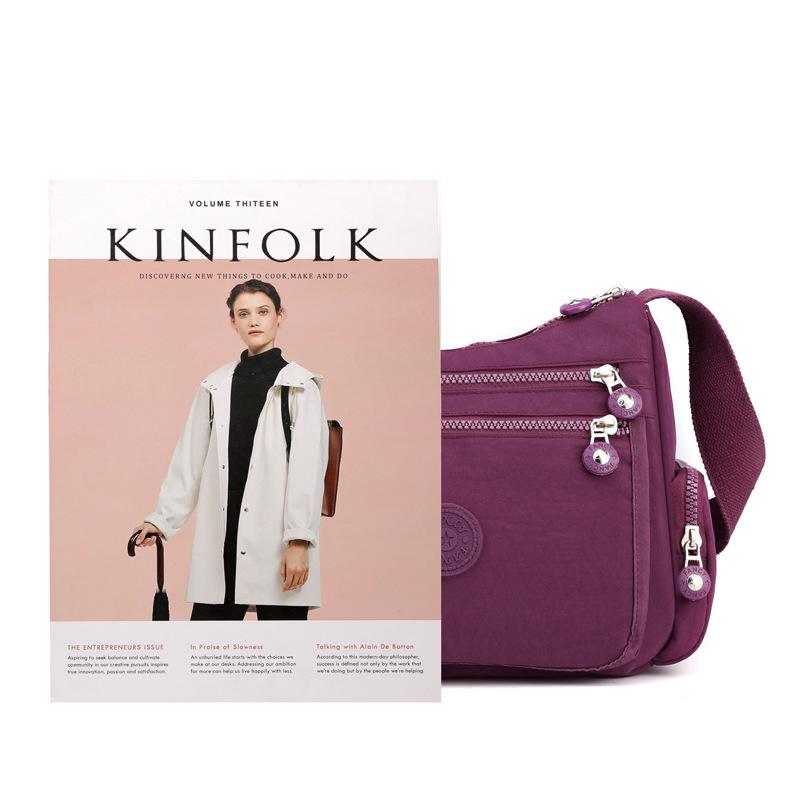 Multi-layer Women's Oxford Cloth Shoulder & Messenger Bag - Lightweight, Large Capacity Backpack & Canvas Mother Bag with Wallet