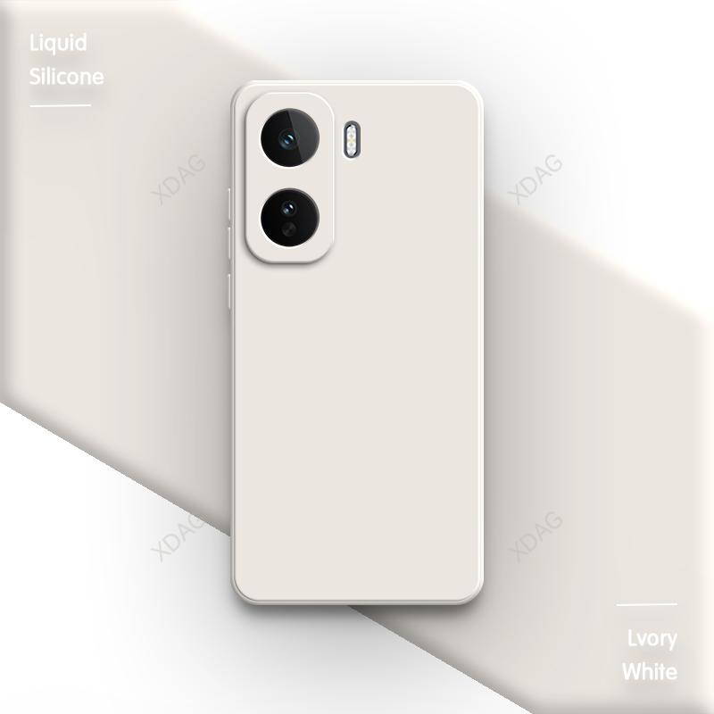 Candy Color Liquid Silicone Phone Case for vivo iQOO Neo11 Neo 11 5G China Soft Original High Quality Straight Edge Bumper Cover