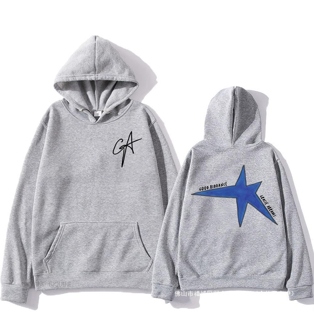 Good Riddance GA Gracie Abrams Graphic Printing Sweatshirts for Fans Autumn Winter Fleece Hoodie