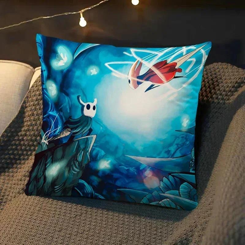 

Наволочки для диванных подушек Hollow Knights Квадратная наволочка для подушки Роскошная наволочка Наволочка Декор для автомобиля Спальни Дакимакура Свадебный подарок 66x66cm