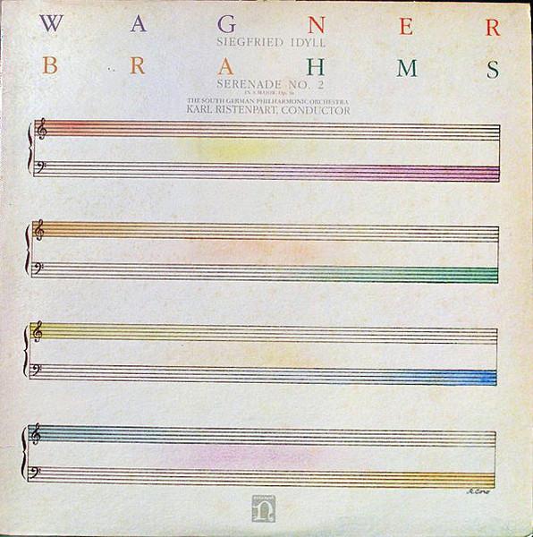 

LP Record RICHARD WAGNER JOHANNES BRAHMS Siegfried Idyll Serenade No. 2 In H71383 Nonesuch 1980 US Classical Used