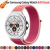 Nylon Loop Band For Samsung Galaxy Watch 8/8 Classic 46mm Sport Braided Strap Simple To Wear Bracelet For Galaxy 8 40 44mm