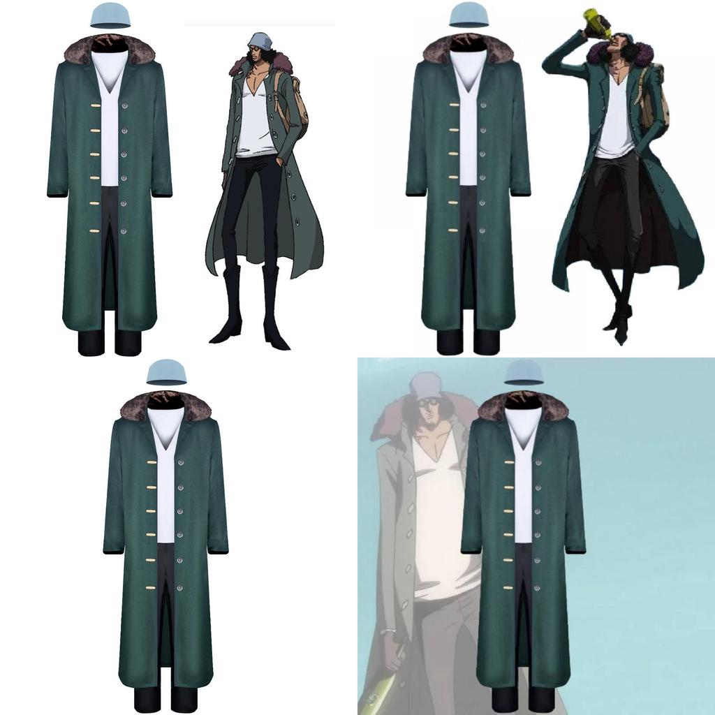 One Piece Kuzan Kostüm für Halloween-Party Cosplay-Events Anime-Convention