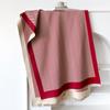 Geometric Stripes Simple Style Autumn And Winter Double-Sided Imitation Cashmere Scarf Winter High-End Warm Shawl