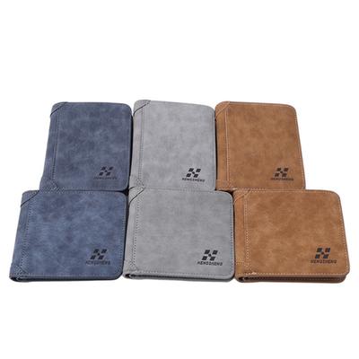 Portefeuille en cuir PU pour hommes, à la mode, pour carte d'identité/carte de crédit