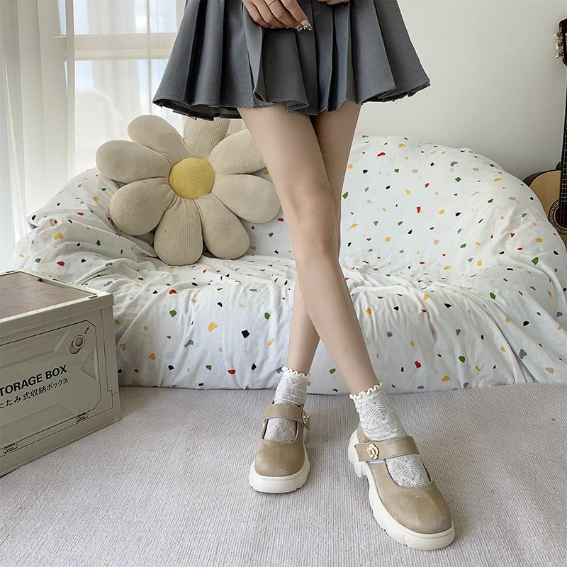 Nya Vår/Höstskor Mode Vackra Kvinnor Vintage Flickor Studenter Platåskor