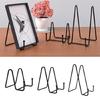 Elegant Magazine Display Stand Iron Art Dish Rack Photo Picture Frame Oil Painting Shelf for Countertop