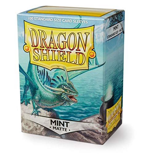 Dragon Shield Matte Sleeves, Standard Size, Mint, 100 Sleeves, AT-11025