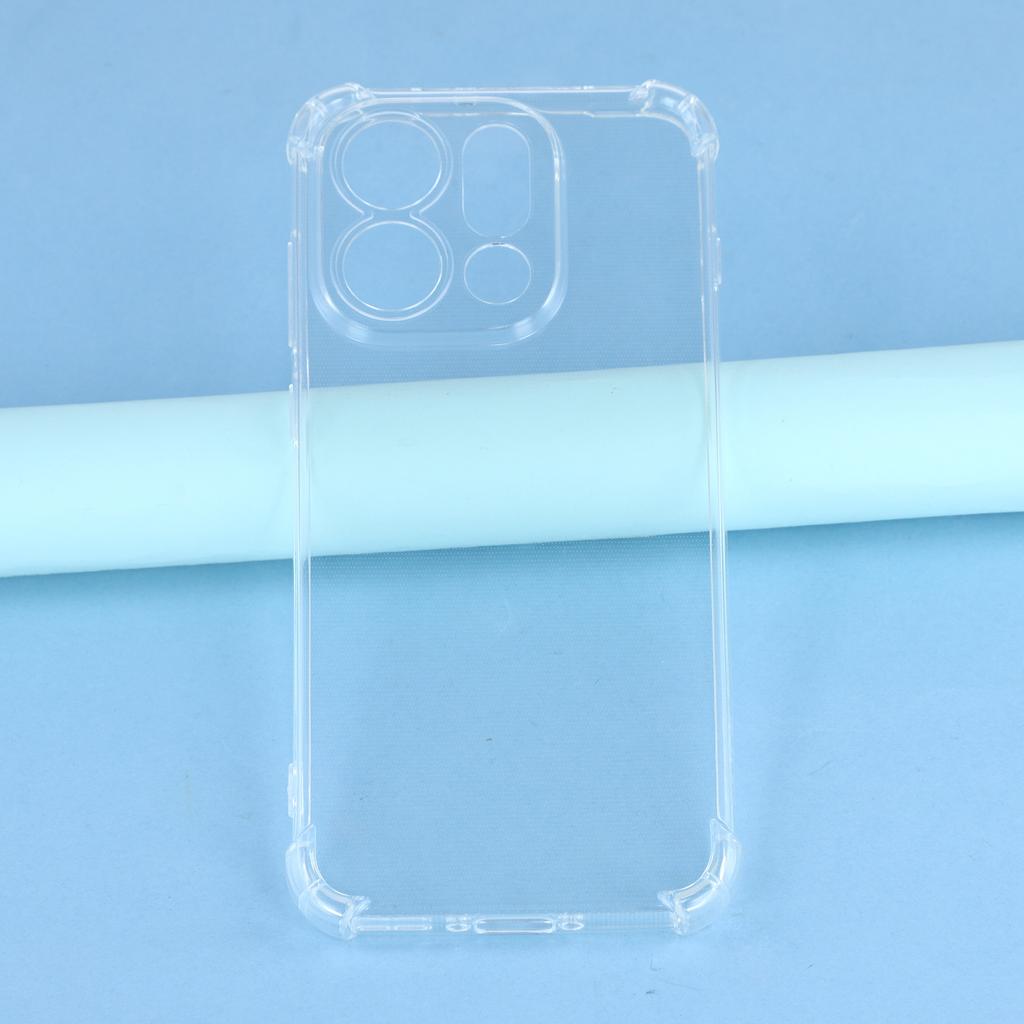 For Oppo Find X9 5G Transparent TPU Case Reinforced Corners Drop-proof Phone Cover