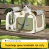 Portable Pet Carrier Crossbody Bag for Cats & Dogs, Large Capacity & Breathable Design