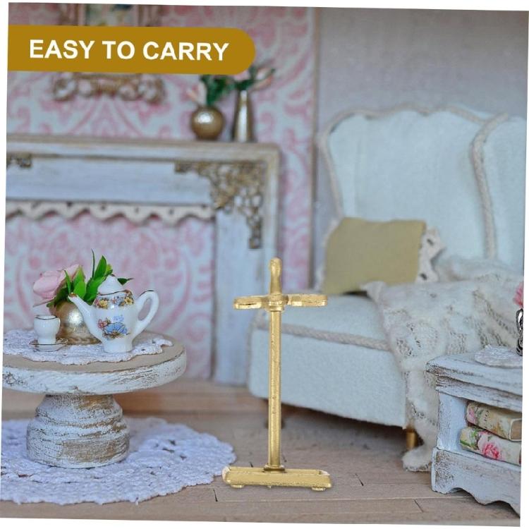 Realistic Fireplaces Miniature Display Shovel Role Play and Display for Dollhouses Enthusiasts, 1/12 Scale Home Scene