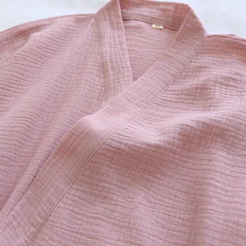 Japanese-style Kimono Pajamas Women's Summer Short-sleeved Shorts Lace-up Suit Home Service