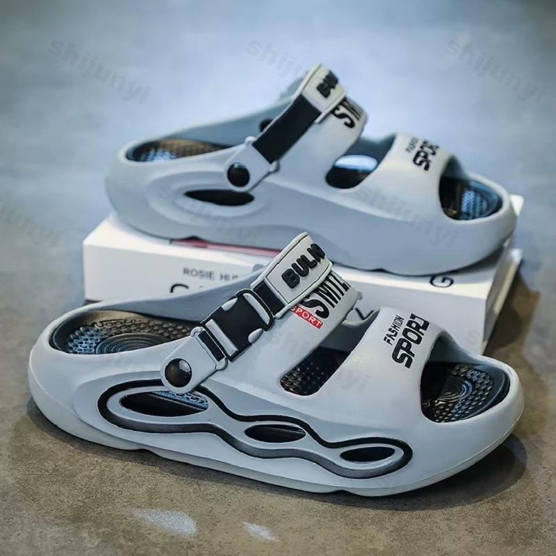 Summer Mens Slippers 2025 New Indoor Outdoor Sandals Beach Comfortable Soft Slides Clogs Casual Shoes Men Platform Home Slippers