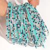 Fashion Bohemia Shining Inlay Colorful Rhinestone Single-row Square Elastic Bracelets for Women Men Couple Friends Jewelry Gift