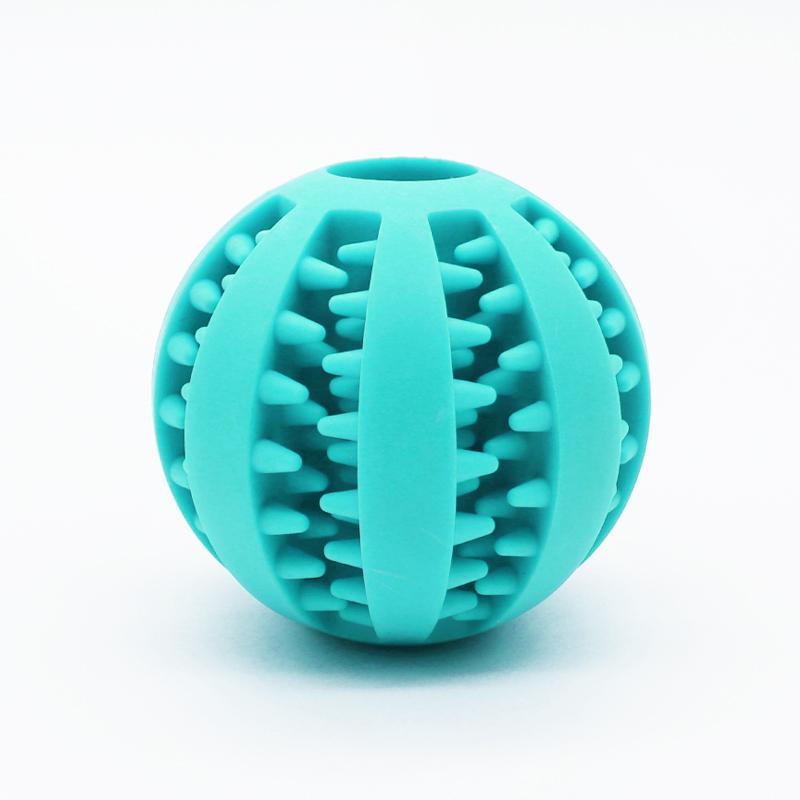 OEM ODM Tough Durable Natural Rubber Teeth Cleaning Interactive Ultra Pet Dog Chew Ball Toy