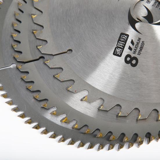 8 Zoll 200 mm 40 T/60 T/80 T Universal-Sägeblatt aus Hartmetalllegierung für Holz, Hardware-Tool