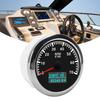 RPM Tachometer Gauge 3 In 1 Multifunctional Marine Accessory for Automobile Boats 9?32V DCBlack
