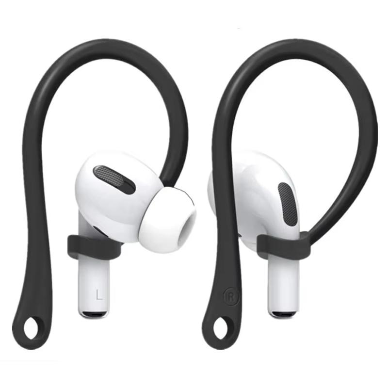 1 pár silikonových silikonových háčků za uši proti ztrátě pro Apple Air Pods 4 3 2 1 Pro Sportovní háčky za uši proti vypadnutí Háčky za uši pro bezdrátová sluchátka