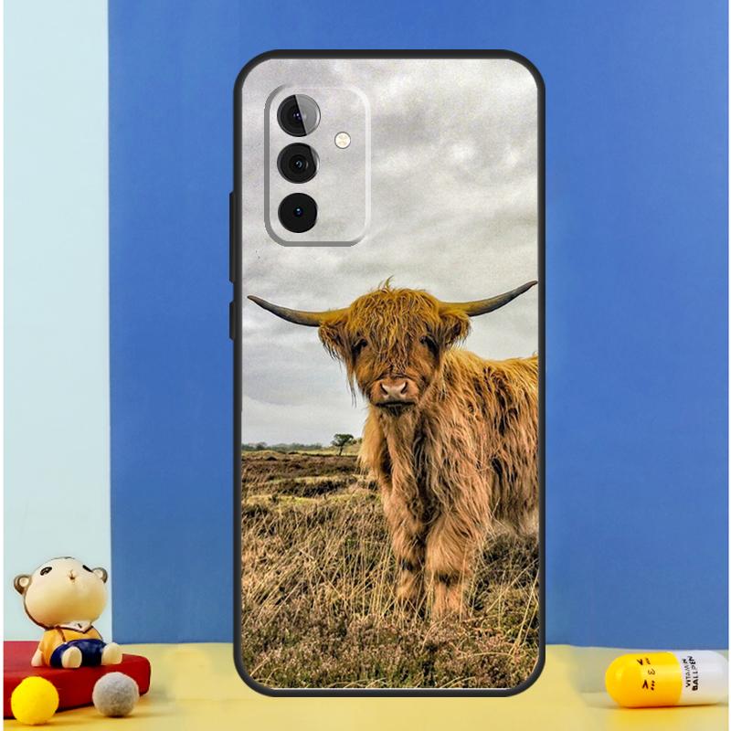 Süße Schottische Hochlandrind-Hülle Für Samsung Galaxy A56 A52 A53 A16 A26 A36 A55 A35 A15 A32 A12 A33 A13 A14 A34 A54 A17