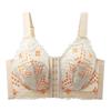 Breathable large size lace underwear women's no steel rim gathering tube top adjustment type breast collection anti-sagging sexy bra