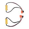 2pcs H7 LED Fog Light Decoder 50W 12V Load Resistor Car Headlight Lamps Anti Flicker Canceller