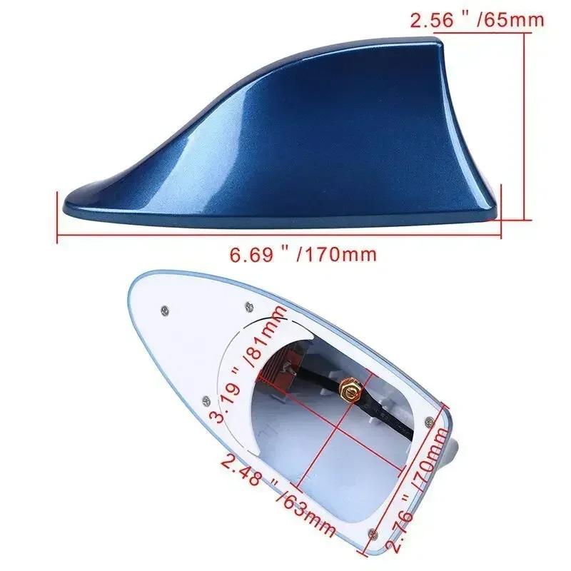6 Colors Universal Shark Fin Car Antenna Roof Radio Signal Aerial for BMW Toyota Hyundai VW Kia Nissan Exterior
