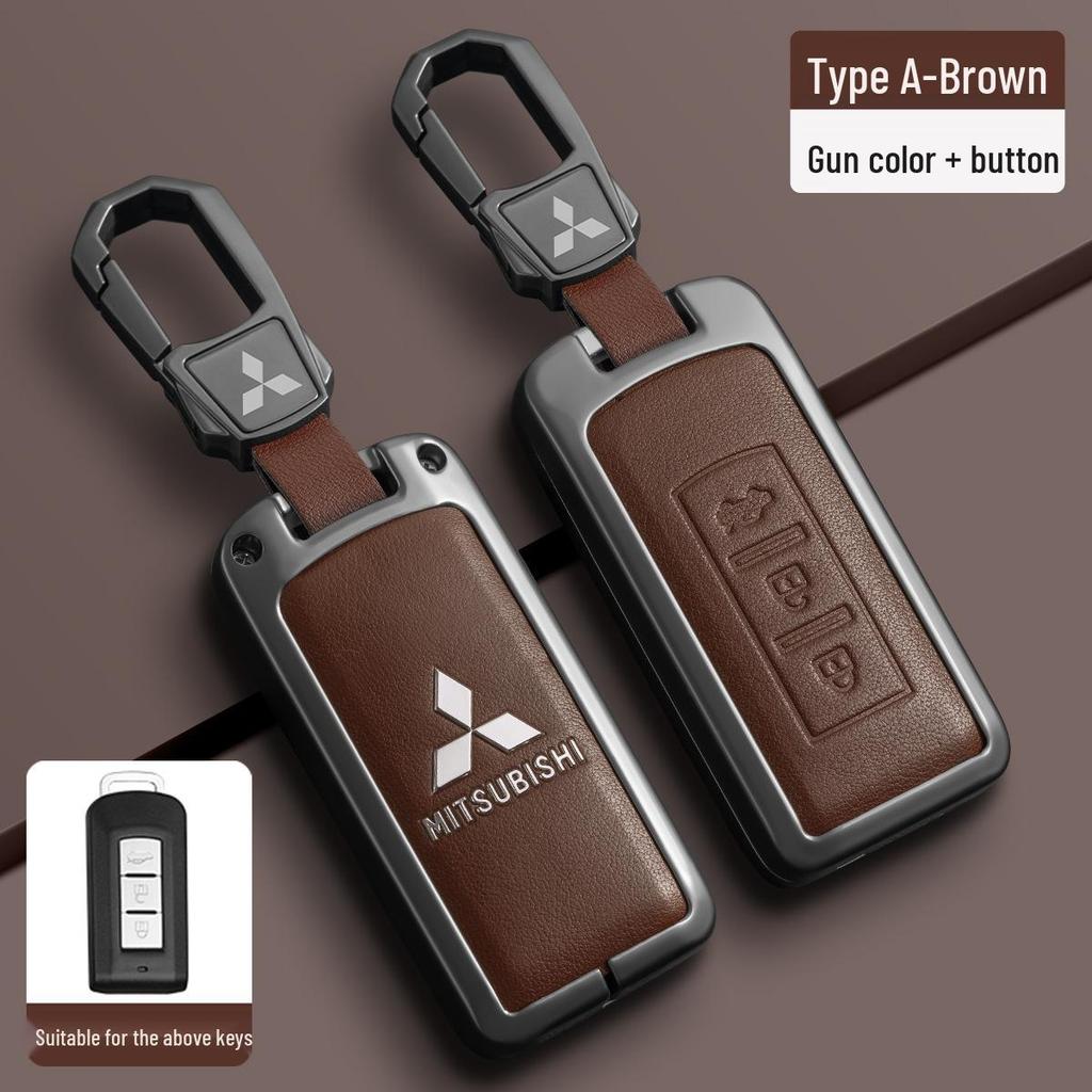 Mitsubishi Outlander/Eclipse/ASX/Pajero Key Case – High-Grade Shell Buckle