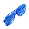 LED Sonnenbrille Leuchten im Dunkeln Blinkende Leuchtende Shutter Shades Brille für Halloween Party Blau