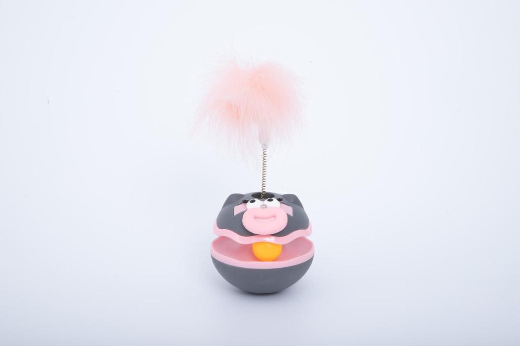 Electric Feather Catnip Tumbler Toy: Self-Entertainment and Boredom Relief for Cats
