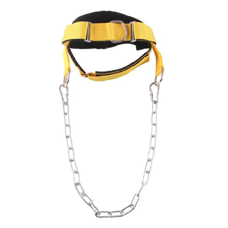 

Neck Harness Weight Lifting Training Head Harness Exerciser Gym Boxing Strength Resistance Workout Strengthener Trainer жовтий