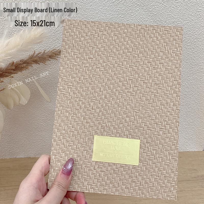 Woven Texture Nail Art Display Board - Large & Small Sizes, Wearable Nails, Live Stream Photo Props
