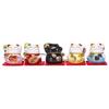 Sac Bag Cat Ornament Ceramic Lucky 5-piece Set Miscellaneous Tabletop Mini Goods Gift Interior (shozai)