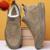 Scarpe Invernali Calde Casual in Cotone per Esterno con Pelliccia Sintetica Alta Scarpe Casual Stivali da Neve da Uomo con Pelliccia Sintetica