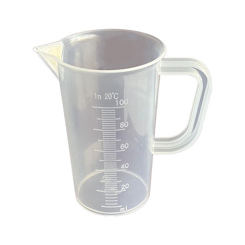 Food Grade Plastic Measuring Cup with Scale - Ideal for Milk Tea Shops & Baking, Large Capacity.