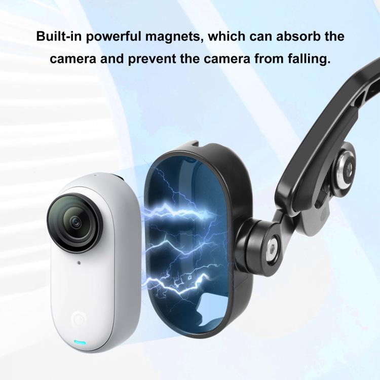 PULUZ Fat Cow Ear-Hanging Head Mount for Insta360 GO3/3S Action Camera